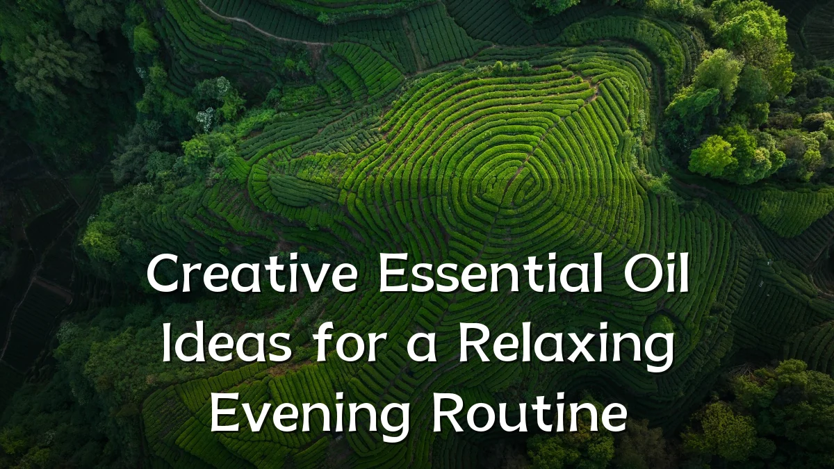 Creative Essential Oil Ideas for a Relaxing Evening Routine