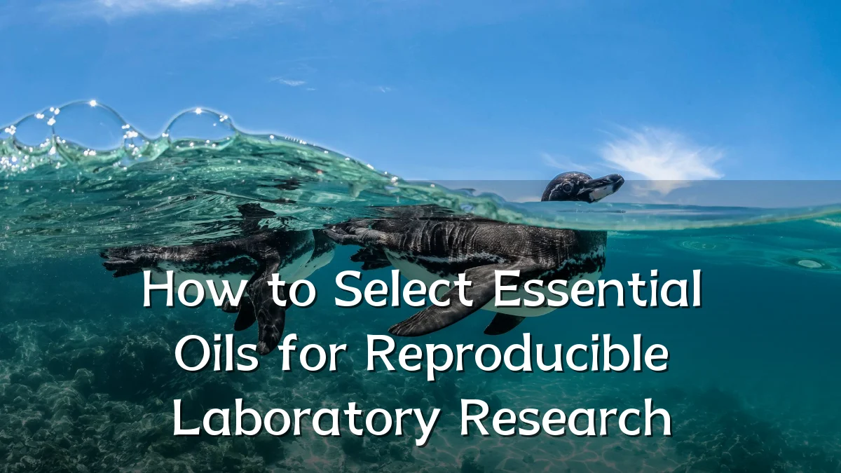How to Select Essential Oils for Reproducible Laboratory Research