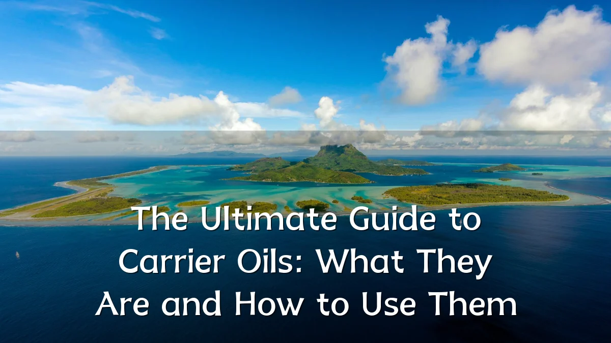 The Ultimate Guide to Carrier Oils: What They Are and How to Use Them