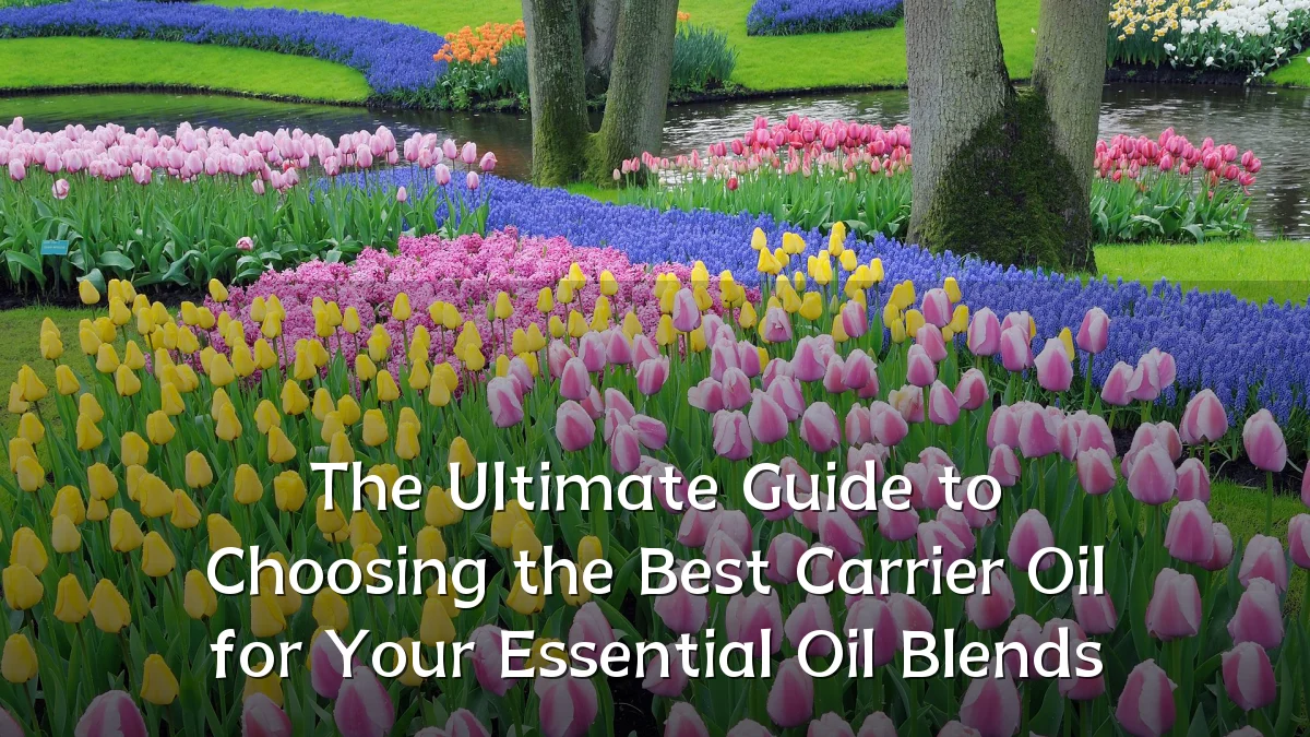 The Ultimate Guide to Choosing the Best Carrier Oil for Your Essential Oil Blends